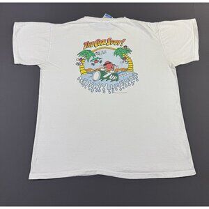 Rare Vintage 90s 7UP Soda Drink Promo 1991 Cool Spot Snack White Large USA Made